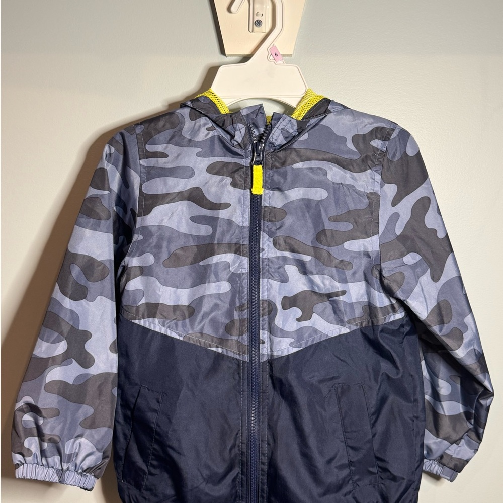 Carter's Blue Camouflage Raincoat